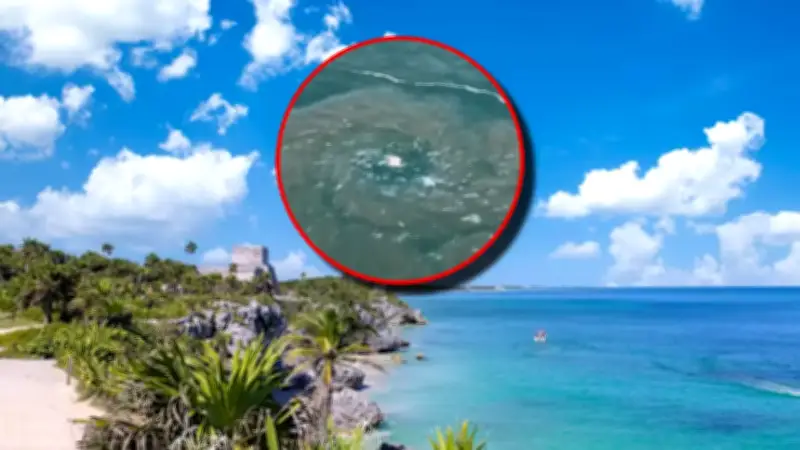 Impresionante remolino marino captado en costas de Oaxaca, México