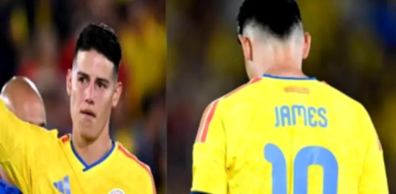 James Rodríguez, como Papá Noel: jugadores de Costa Rica hicieron fila para foto con él