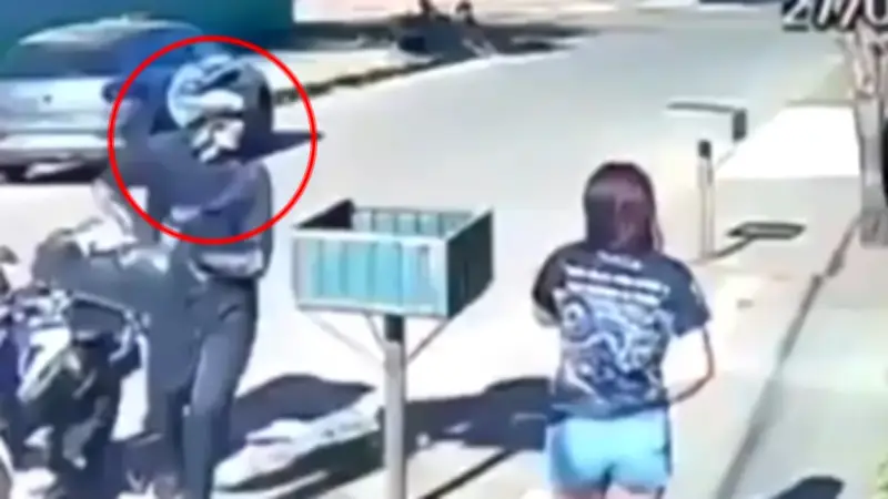 Joven armado con machete muere abatido en Brasil al acosar a su expareja