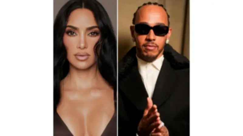 Kim Kardashian deslumbra en el Gran Premio de Mónaco junto a Lewis Hamilton