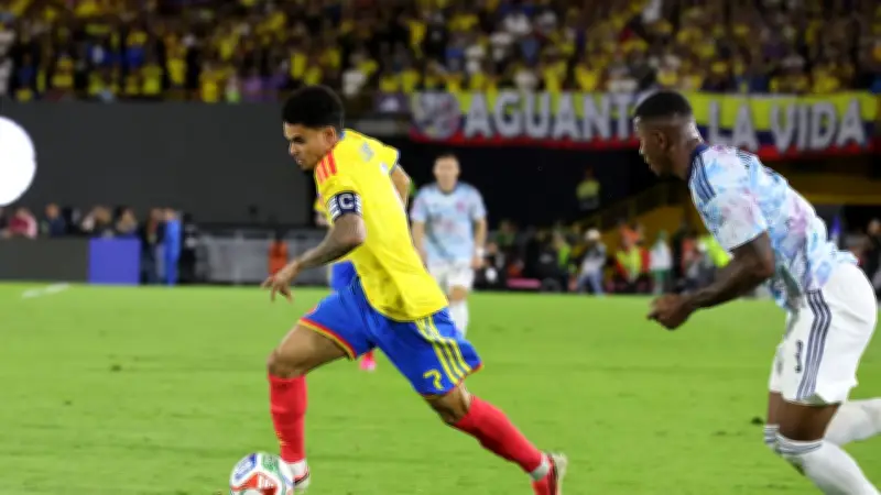 Luis Díaz, capitán y figura de Colombia en amistoso ante Costa Rica