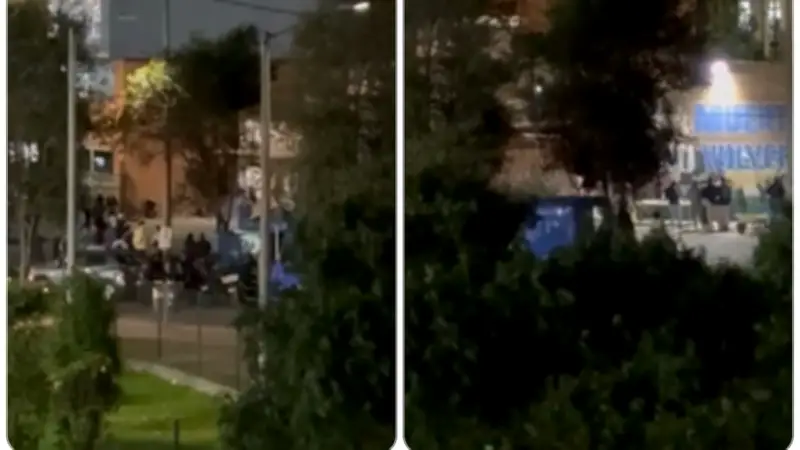 Manifestantes apoyan a Iván Cepeda en la Universidad Distrital, sede Tintal