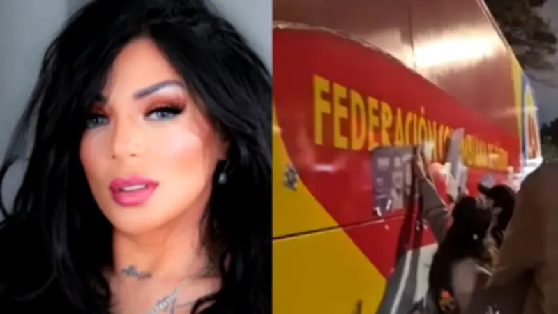 Marbelle arremete contra quienes vandalizaron bus de la Selección Colombia