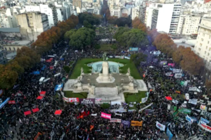 Marcha Ni Una Menos en Buenos Aires exige justicia por feminicidios