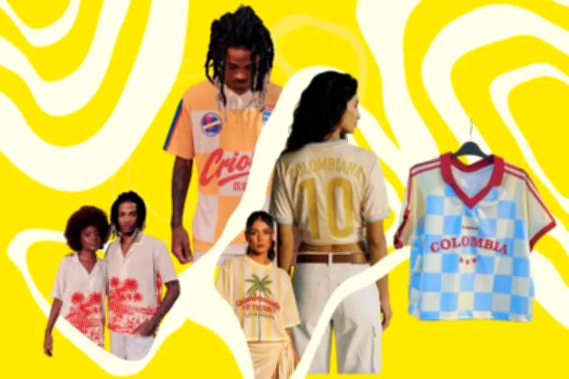 Moda colombiana redescubre la camiseta de la selección con bordados y naturaleza