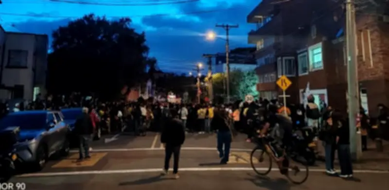Movilidad en Bogotá: bloqueo en Teusaquillo y múltiples accidentes este lunes