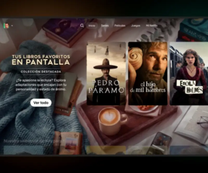 Netflix lanza sección 'Tus libros favoritos en pantalla' para adaptaciones literarias