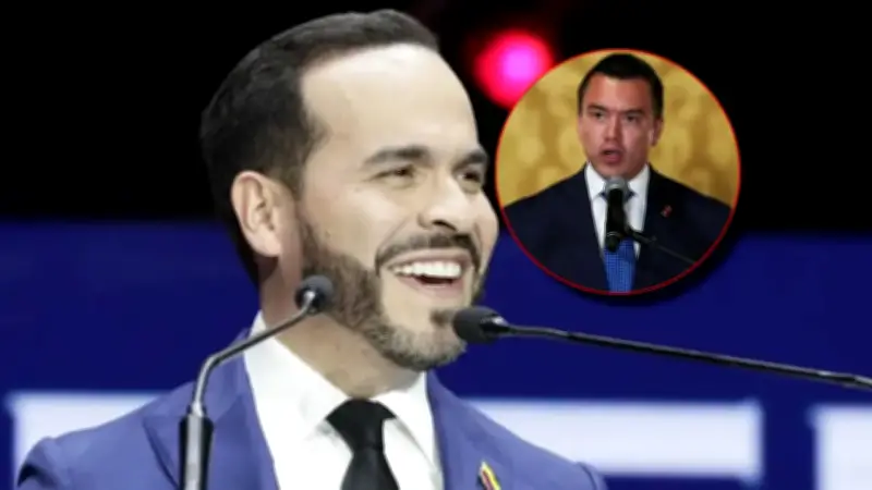 Noboa felicita a De La Espriella por triunfo en primera vuelta