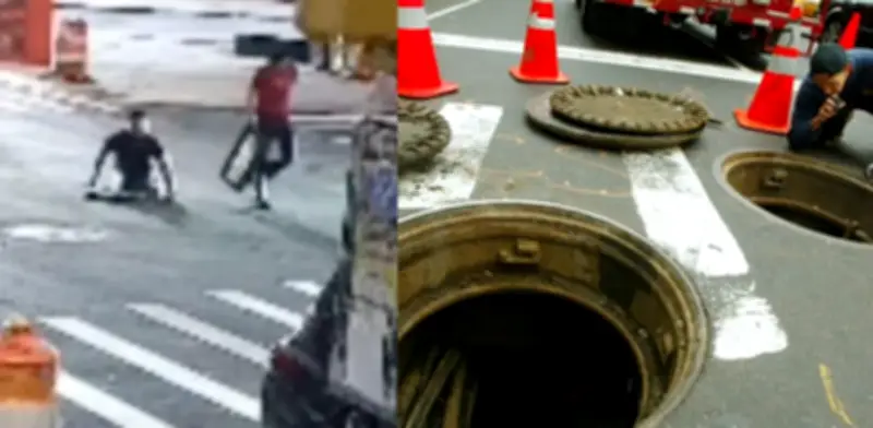 Nueva York investiga a hombres que entran y salen de alcantarillas