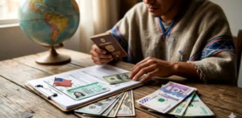 Pasos y costos para residencia en EE. UU. desde Colombia en 2026