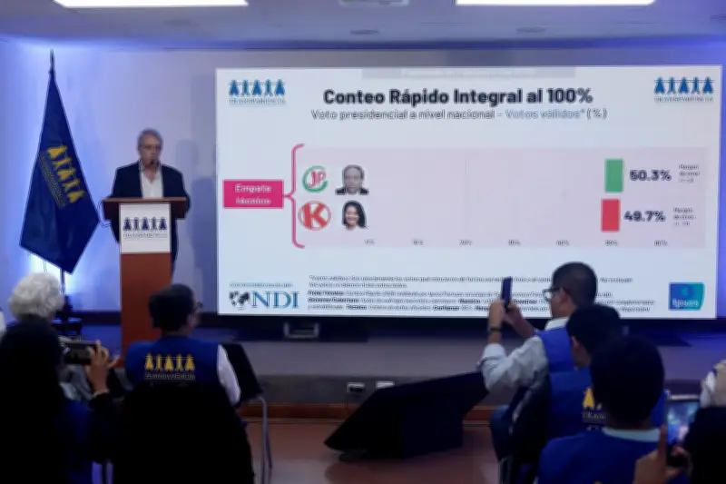 Perú: segunda vuelta presidencial reñida sin ganador oficial
