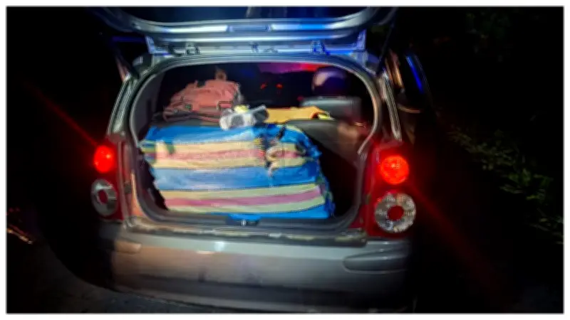 Persecución en el Huila: incautan 200 kilos de marihuana y capturan a dos personas
