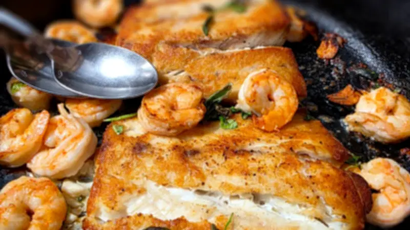 Pescado con langostinos: receta del chef Harry Sasson
