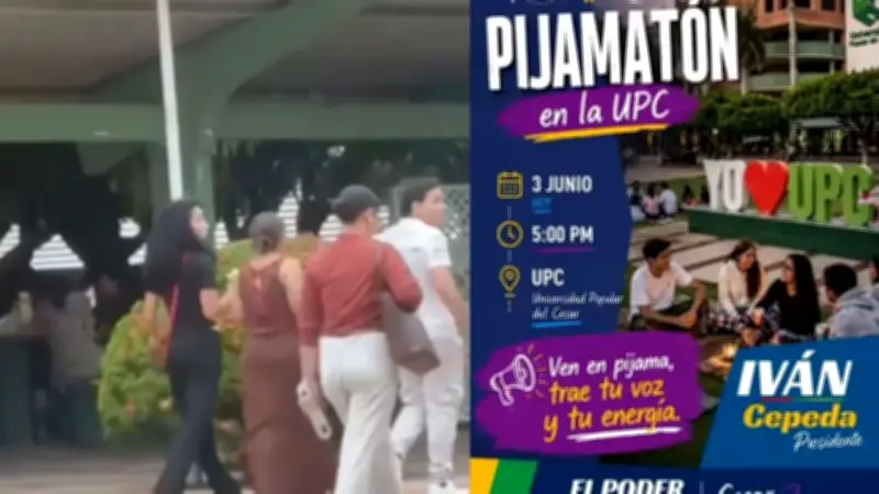Pijamatón de Juliana Guerrero en Valledupar no logró convocar a más de 50 personas