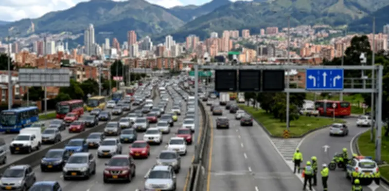 Plan retorno Bogotá: pico y placa, 9 corredores y 200 agentes para el puente