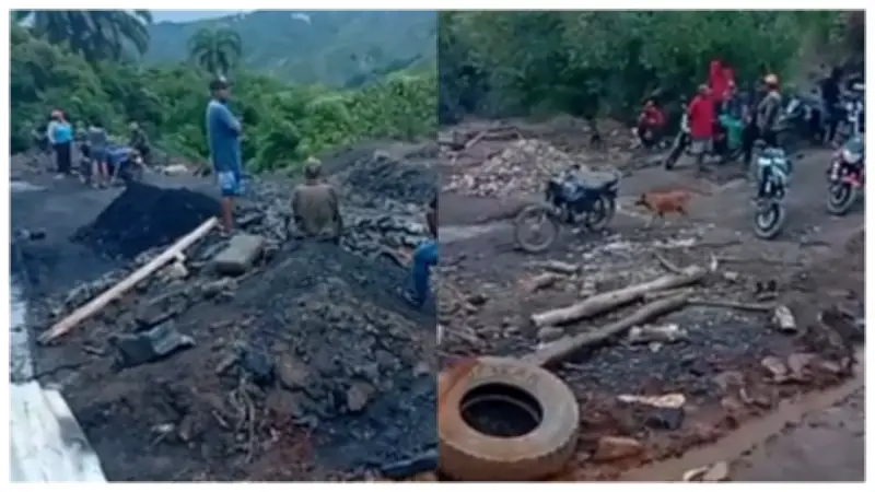 Rescatan a tres mineros atrapados en socavón de carbón en Jamundí