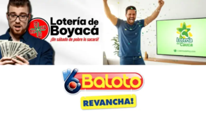 Resultados Lotería Boyacá, Cauca y Baloto: 50.000 millones en premios