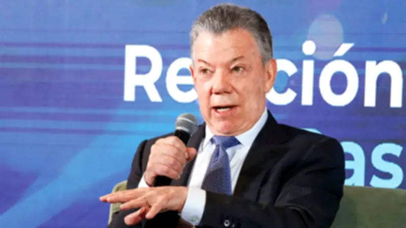 Santos advierte sobre retos de gobernabilidad para próximo gobierno en Colombia