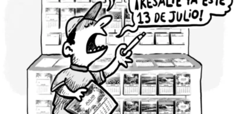 Se nos apareció la Virgen de Chiquinquirá: caricatura de opinión