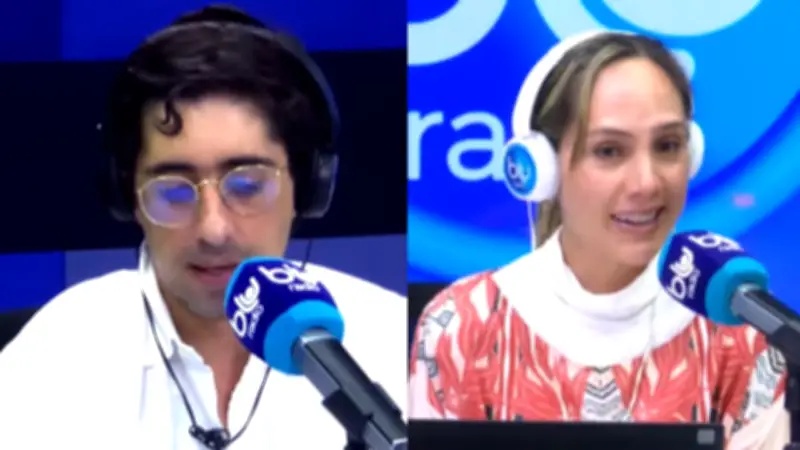 Sebastián Nohra aclara polémico cruce con Camila Zuluaga al aire y ella reacciona emotivamente