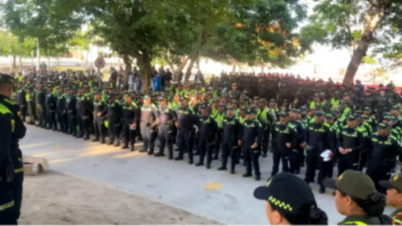 Seguridad en la final Junior vs Nacional: 1000 policías en Barranquilla