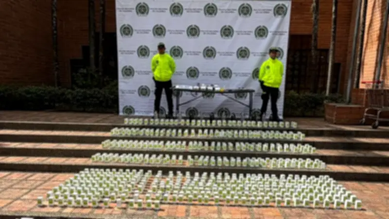 Siete capturados y más de 45.000 dosis incautadas en operativos en Medellín