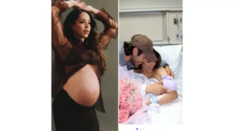 Silvy Araujo da a luz a su primera hija Olivia en Cartagena