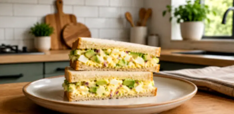 Sándwich de huevo y aguacate: receta viral fácil para cualquier comida