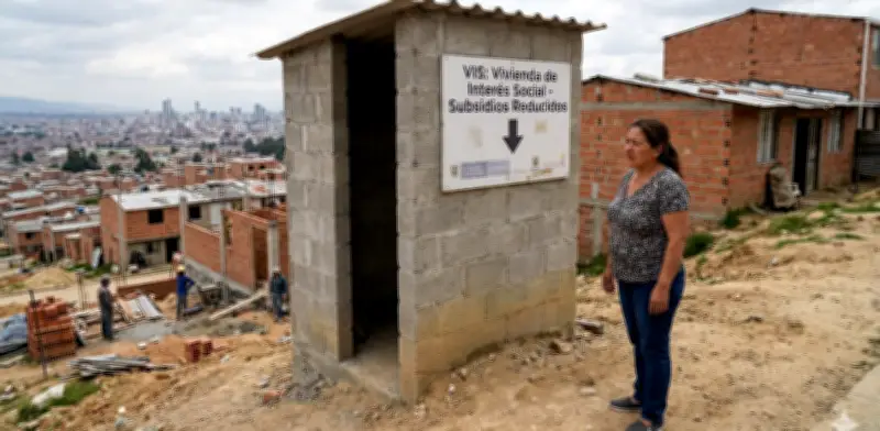 Subsidios de vivienda social en Colombia se redujeron un 50% en cuatro años