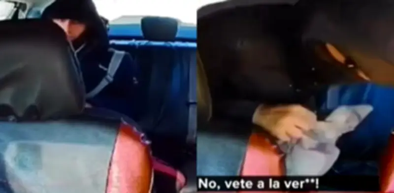 Taxista salta de su vehículo para escapar de atraco con cuchillo en Tijuana