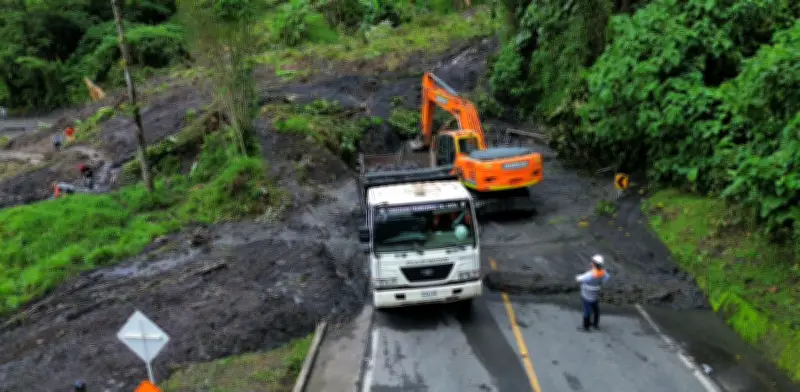 Transversal del Sisga sigue cerrada sin fecha de reapertura, informa la ANI