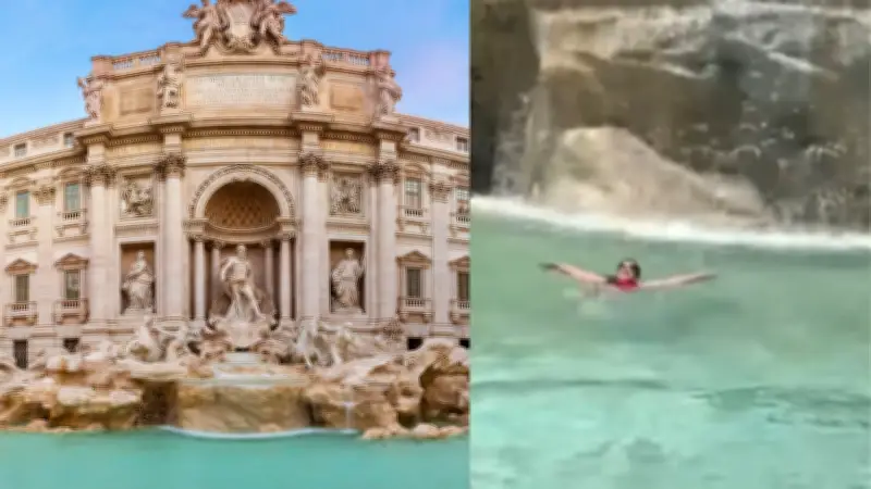 Turista que nadó en la Fontana di Trevi enfrenta multa millonaria