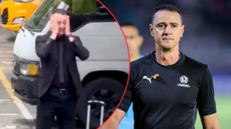 Wilmar Roldán cambia llanta de su auto en parqueadero y se vuelve viral
