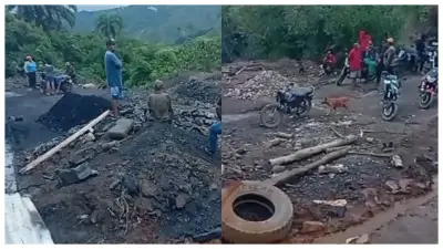 Rescatan a tres mineros atrapados en socavón de carbón en Jamundí