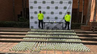 Siete capturados y más de 45.000 dosis incautadas en operativos en Medellín
