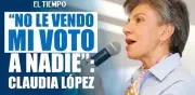Claudia López no respaldará a Cepeda ni a De la Espriella en segunda vuelta