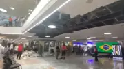 Colapso de cubierta en Unicentro Medellín deja varios heridos