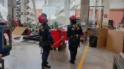 Colapso de techo en Girón deja tres trabajadores heridos