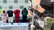 Desarticulan banda 'Los Astutos' dedicada al hurto de motos en Bogotá