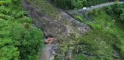 Deslizamiento destruye 80 metros de vía alterna al Llano: cinco departamentos afectados