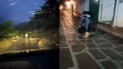 Emergencias por fuertes lluvias en Barichara dejan heridos y daños