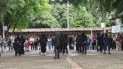 Encapuchados causan desmanes en la Universidad de Antioquia: suspenden actividades