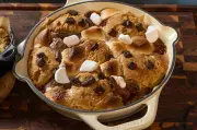 Galleta cuchareable con crema de avellanas, chocolate y masmelos