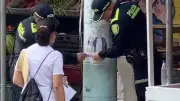 Hallan publicidad electoral ilegal cerca de puestos de votación en Barranquilla