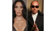 Kim Kardashian deslumbra en el Gran Premio de Mónaco junto a Lewis Hamilton