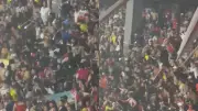 Pelea entre hinchas del Junior empaña final de liga en Barranquilla