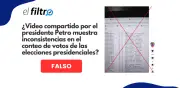 Petro confunde fechas de actas al denunciar fraude electoral en Colombia