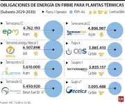 Subasta energética 2029-2030: 19 plantas térmicas adjudicadas pese a críticas de Petro