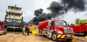 Suben a 4 los muertos por explosión en barcaza en Pasacaballos, Cartagena
