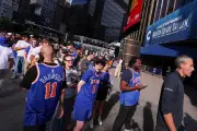 Trump en el Garden: blindaje y caos en las finales de la NBA
